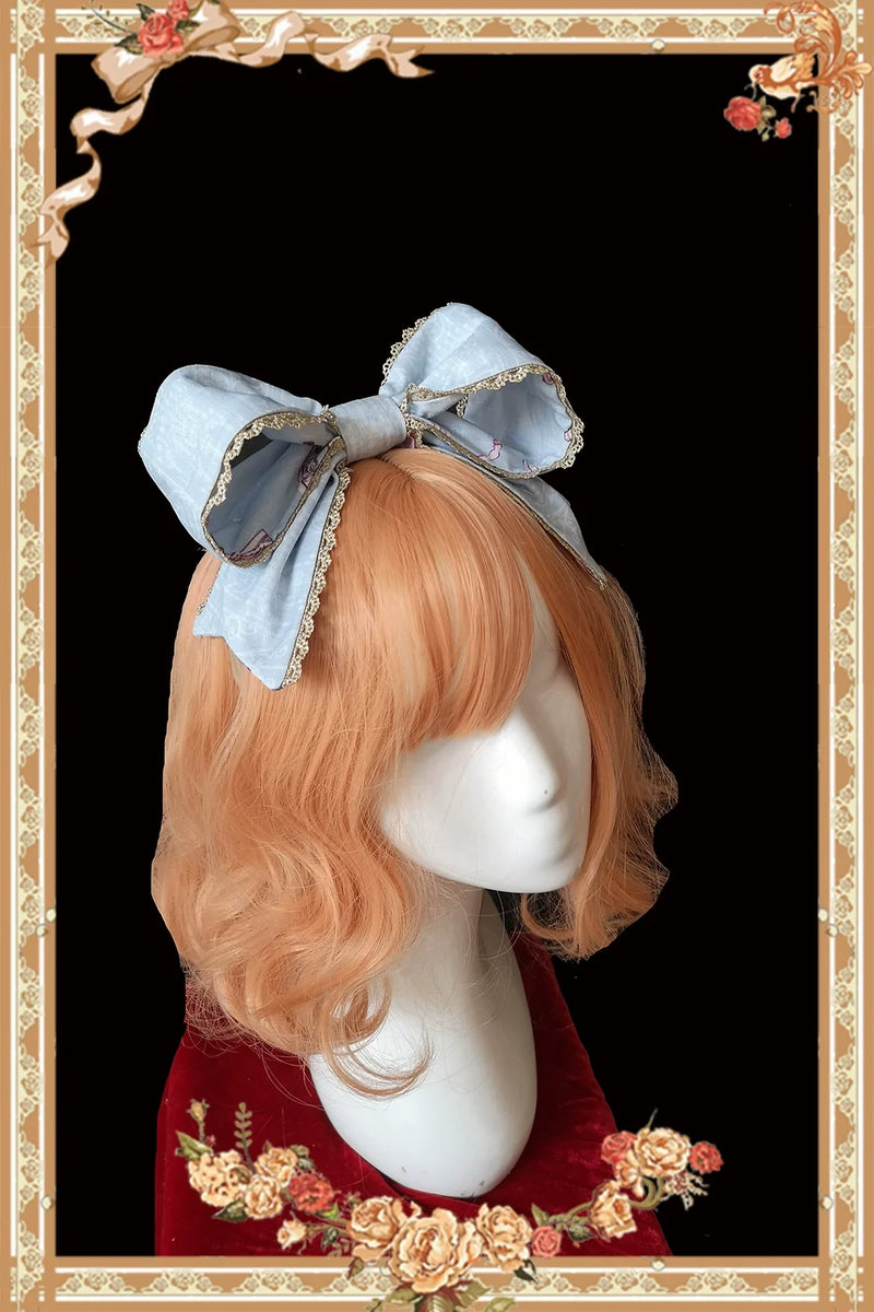 Infanta~Sweet Lolita Accessories Bonnet KC Socks Beret Cinderella Cat Blue KC 37488:560970