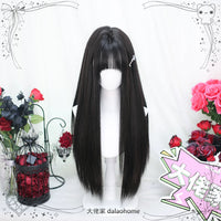 Dalao Home - Academy - natural black long straight wig - Academy Natural Black with Wig Net
