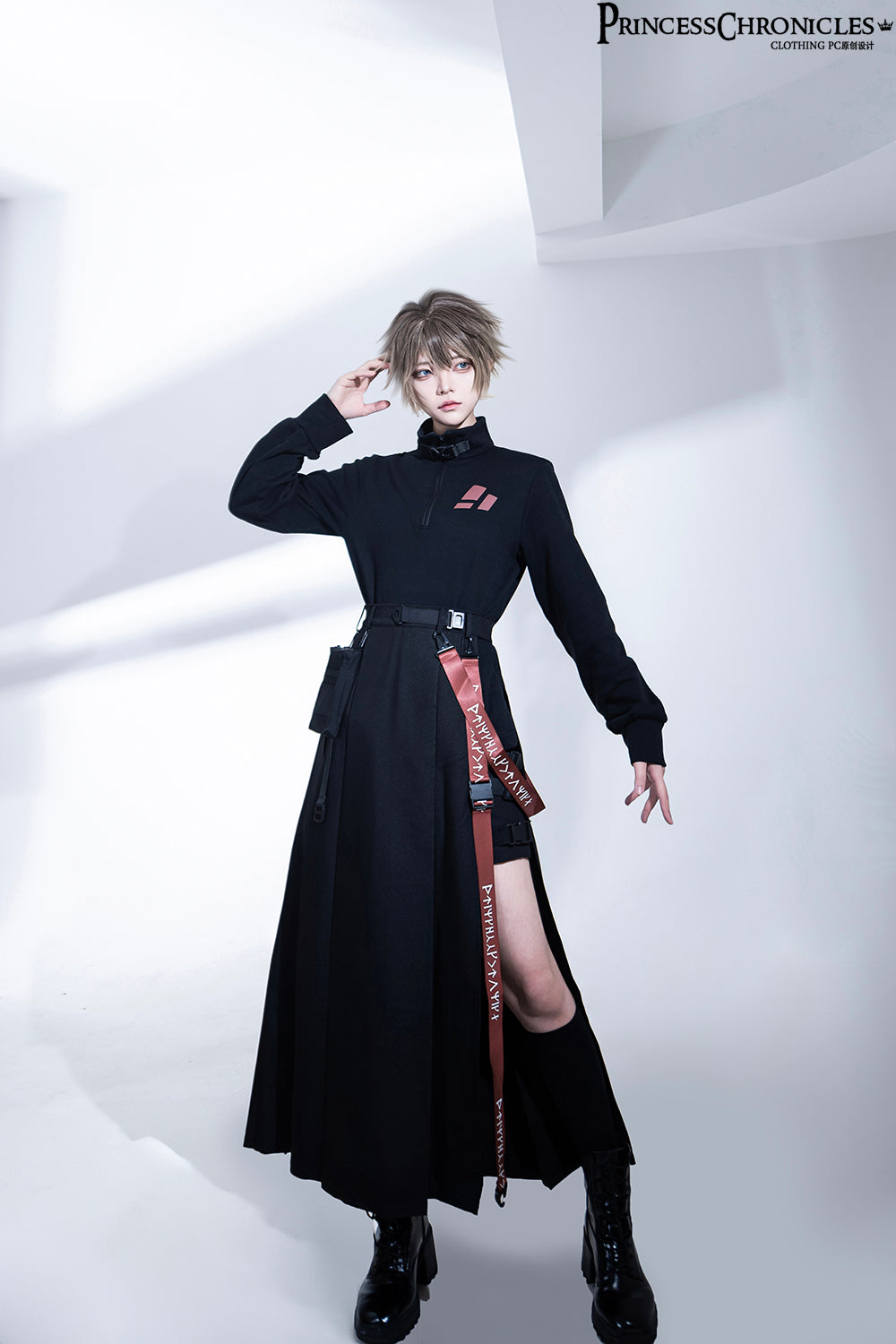 Princess Chronicles - Nameless Blade - Wasteland Techwear Handsome Skirt and Inner Shorts
