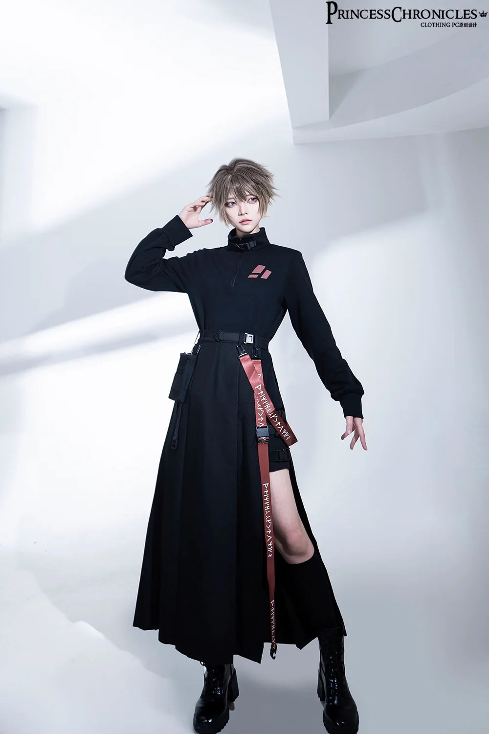 Princess Chronicles - Nameless Blade - Wasteland Techwear Handsome Skirt and Inner Shorts