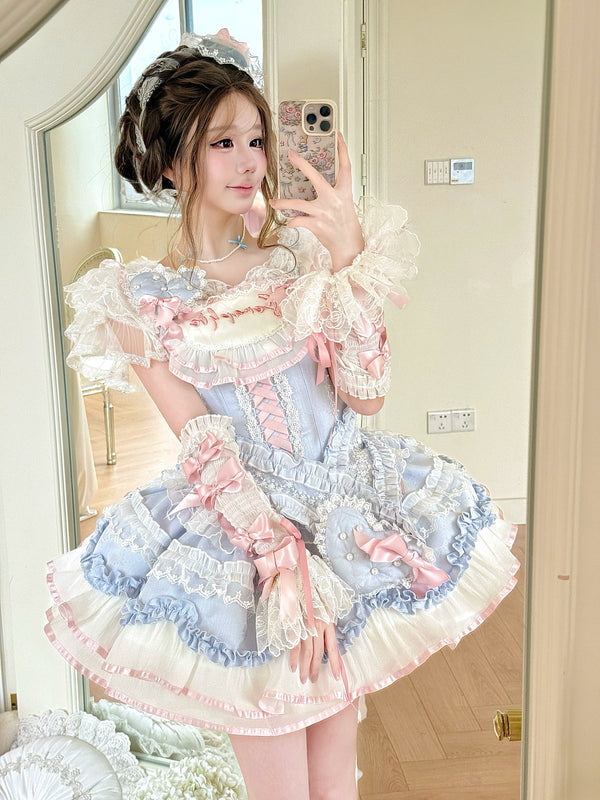 Ribbon Ballet Lolita JSK Dress Set - main view