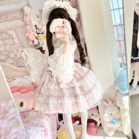Snow Meow - Sweet Princess Lolita Cute Flower Marriage Daily Sweet Girl