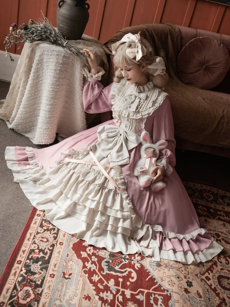 Cream Sweetheart Doll-Inspired Lolita OP Dress — additional product view