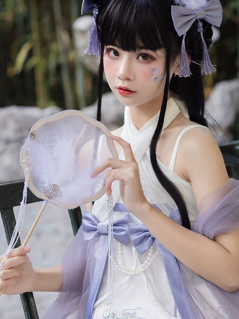 Sweetheart Dream Machine - Unicorn Pharmacist Chapter - Chinese-Inspired JSK with a Printed Front Panel