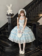 Blue JSK + hairband with veil + airplane box / S Height 150 + below 90 jin