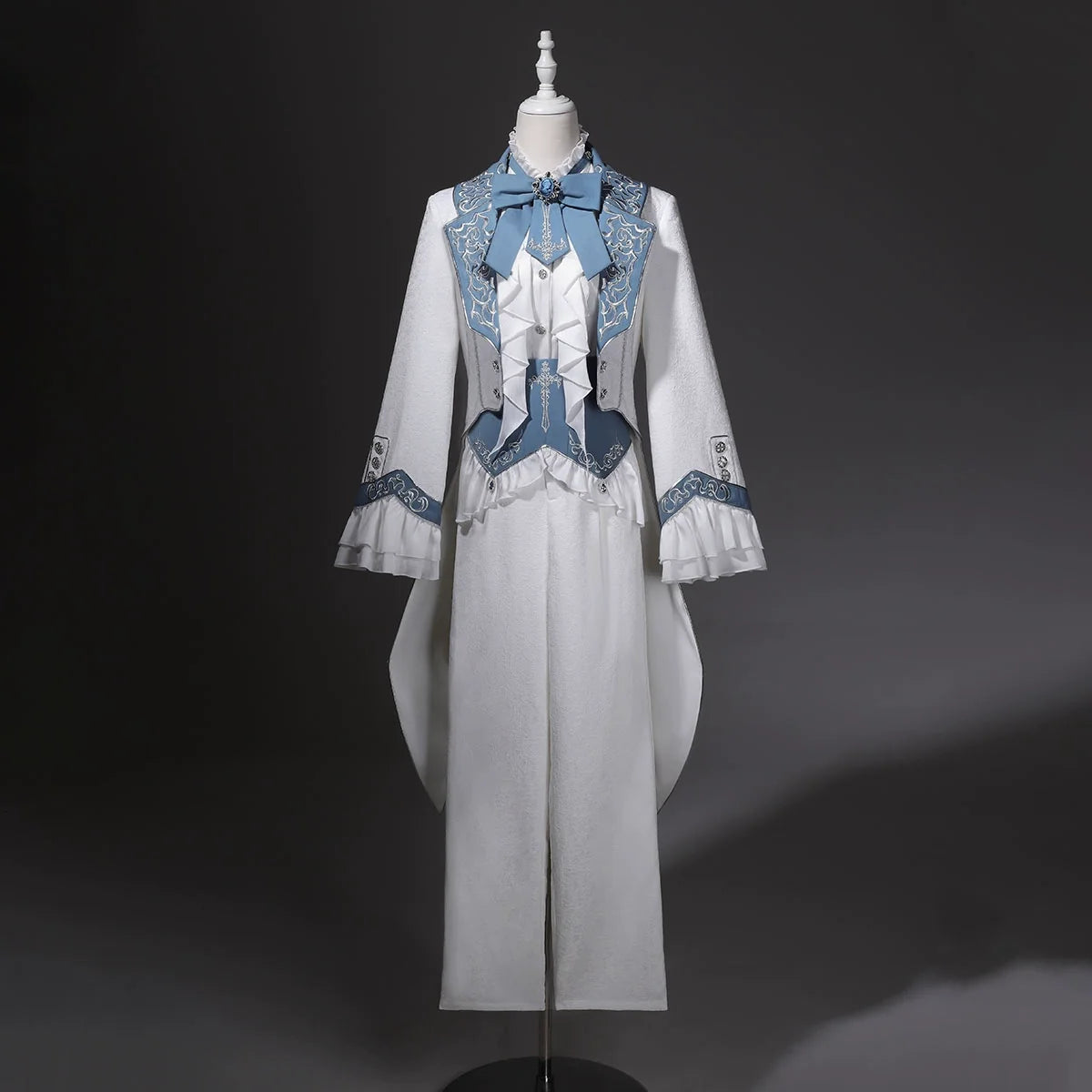 Your Princess - Lunar Paladin - Embroidered Ouji Lolita Tailcoat Set