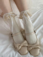 One Size / Black - overknee socks