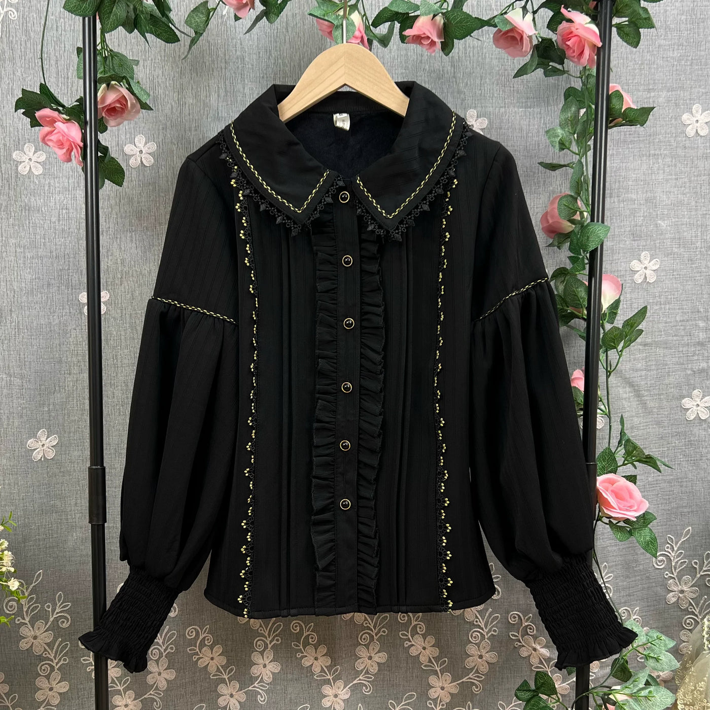 DMFS Lolita - The Heart of the Rose - Elegant Retro Lolita Skirt High Waist SK Blouse
