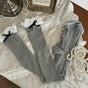 Light gray over-knee socks / One size (75-110 jin)