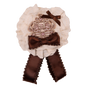 Brown Embroidered Badge Only (choose one size) / S