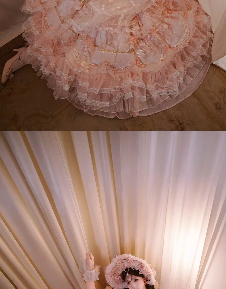 Cat Fairy - Princess on the Run - Misty Pink Lolita JSK