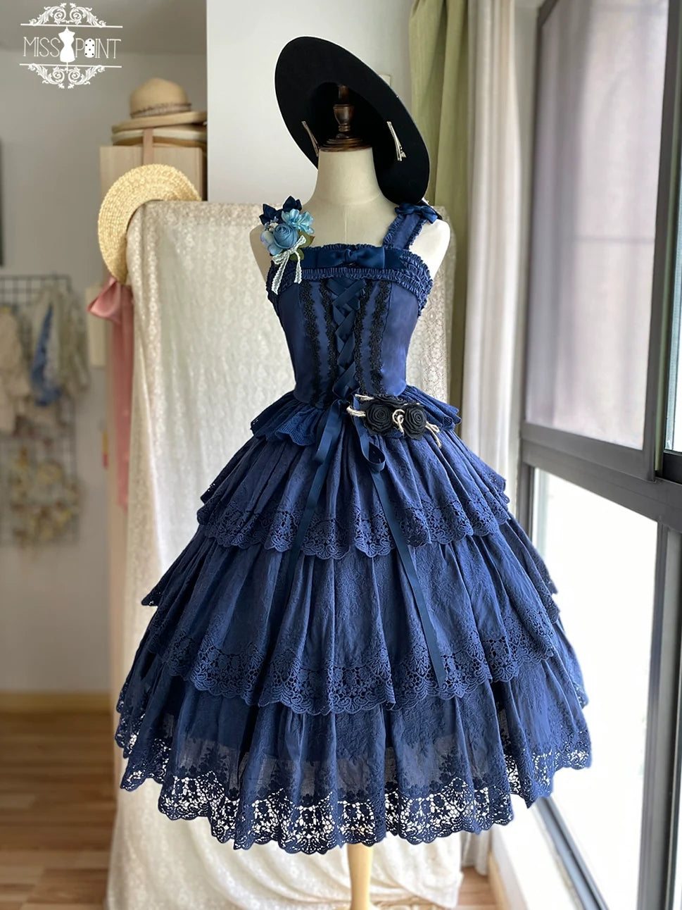 Forest Waltz - Cotton Lolita Camisole Embroidered Cami Top (2XL L M S XL XS) 40190:651566