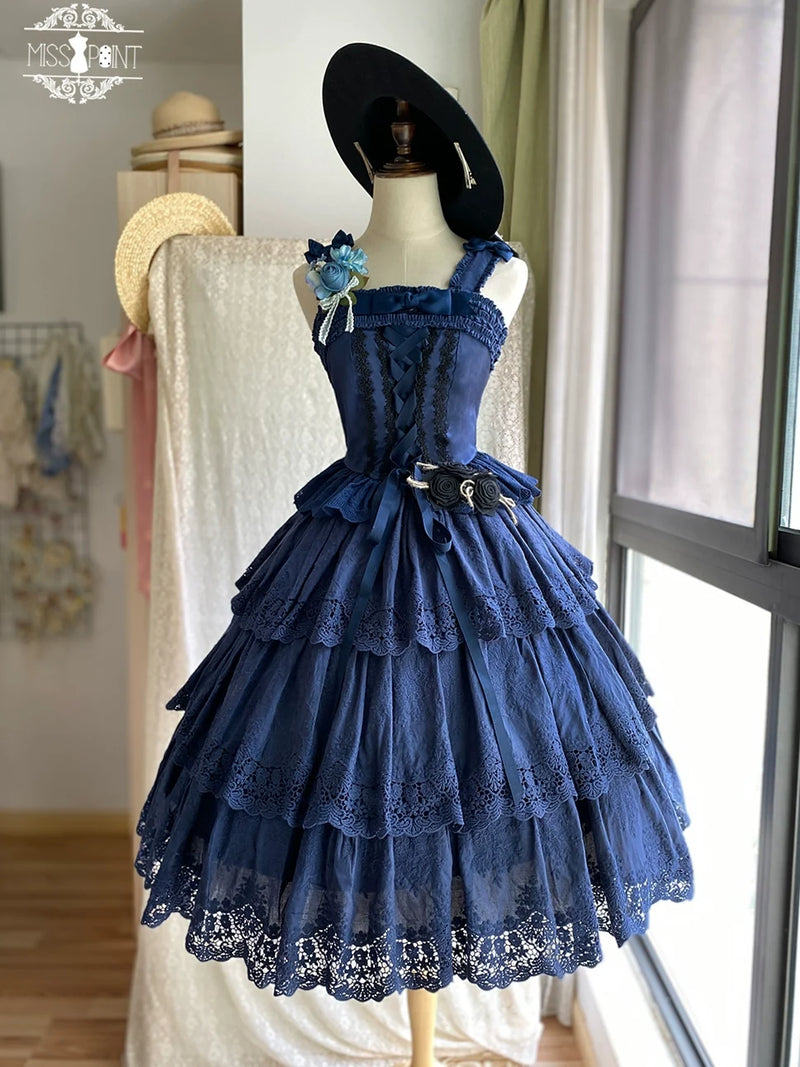 Forest Waltz - Cotton Lolita Camisole Embroidered Cami Top (2XL L M S XL XS) 40190:651566