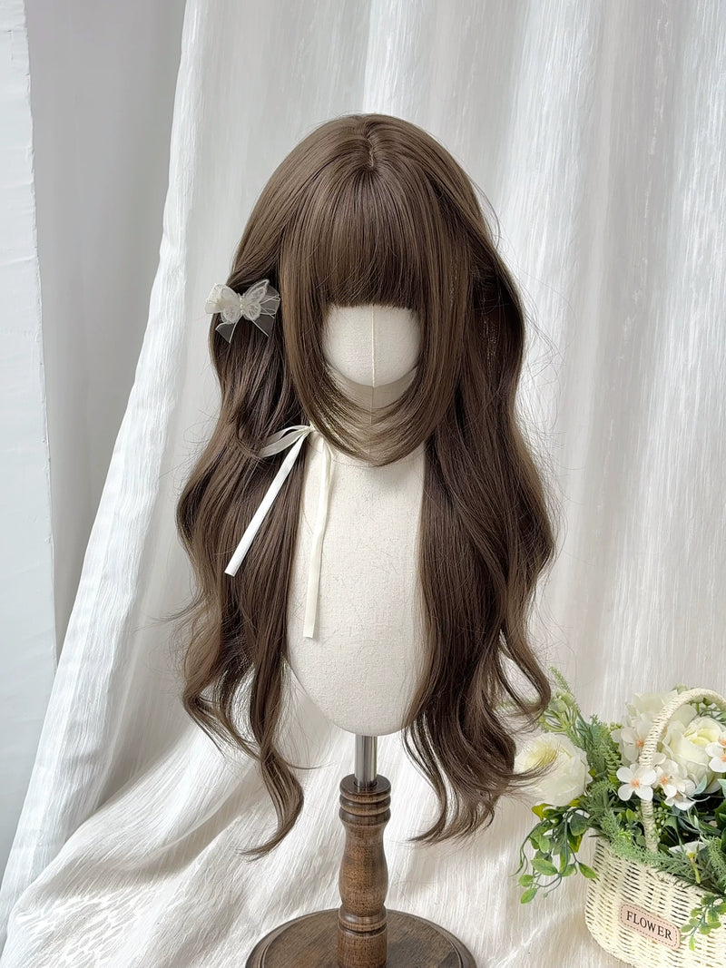 Kunkun Fish Youth Story grey-brown wavy wig - view 5