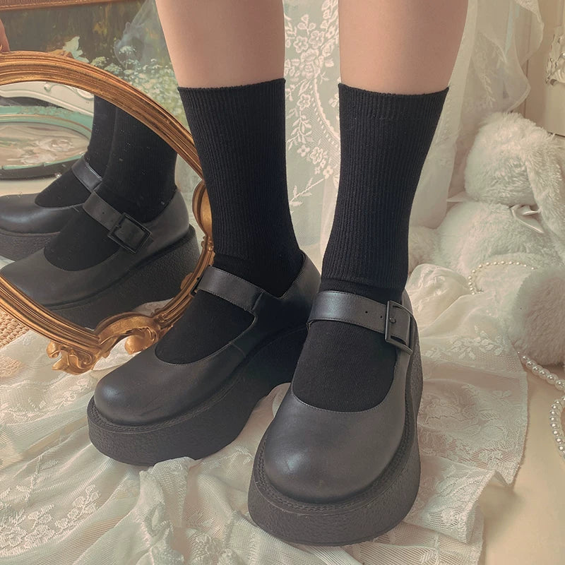 Sock Noble - Classic Academy - Mid-Calf Socks with Vertical Ribbing