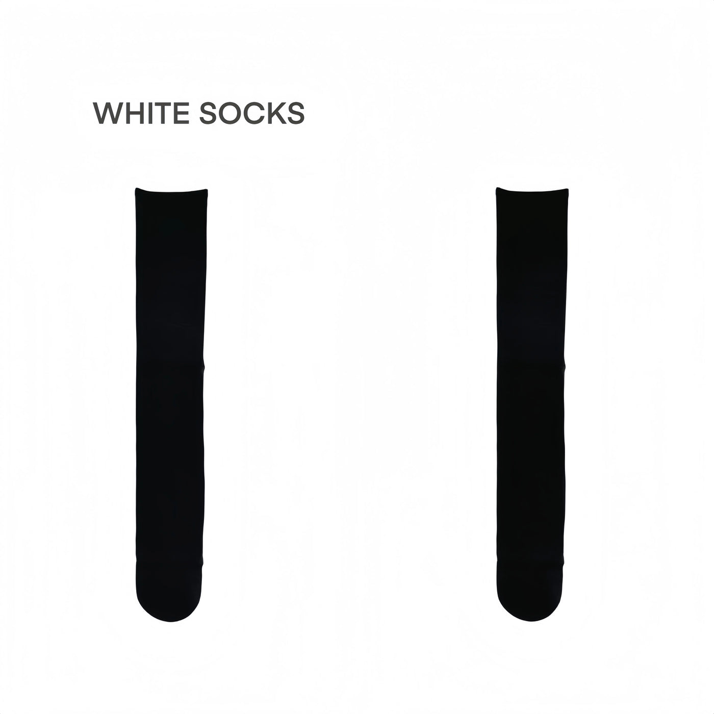 White Socks - Polka Dot Veil - Over-the-Knee Stockings with Small Polka Dots