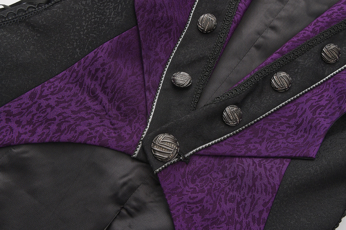 Immortal Thorn - Eternal Crimson Moon Forest - Ouji Lolita Tailcoat Vest