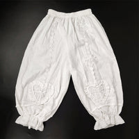 Sakurada Fawn - Cotton Plus Size Lolita Bloomers - Other Surprise - Small / White long version
