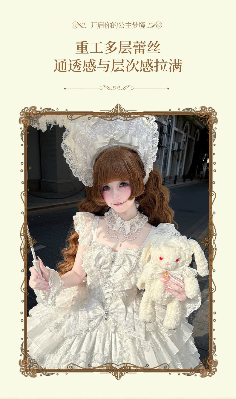 Miaolin Original - Rose Oath - Sweet Lolita JSK dress