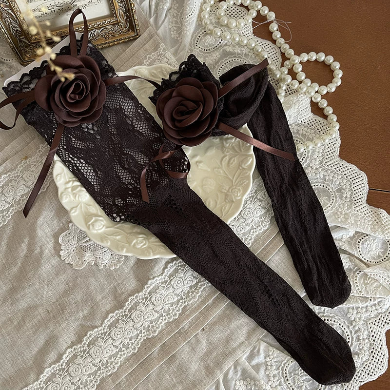 Sock Noble - Ballet Mix - Multi-Style Legwear Selection with Lace Details