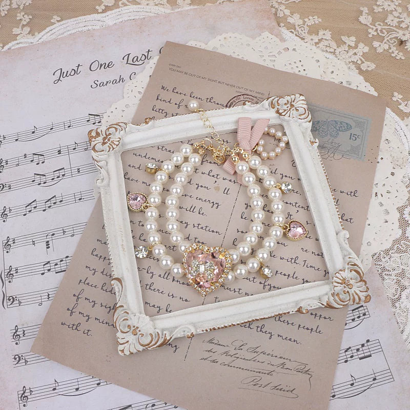 Independent Brand - Pearl Bead Collection - Necklace, Bracelet or Large Bow Accessory with Pearl Variants