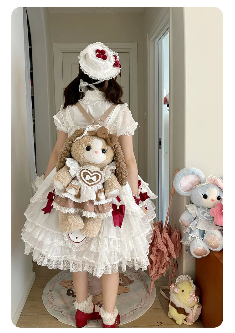 momo - 3rd Anniversary Momo - White Gold 3D Doll Backpack