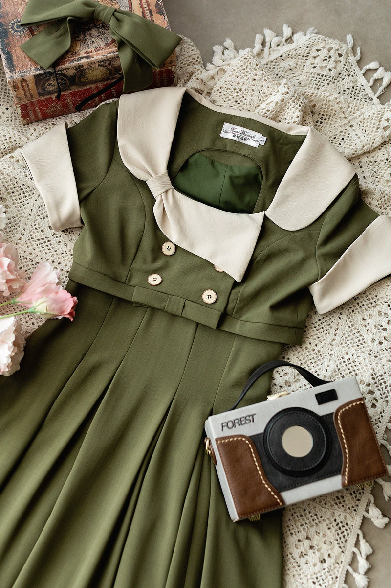 Forest Wardrobe - Huai Bo Wa Summer - Dress and Cropped Jacket - 3