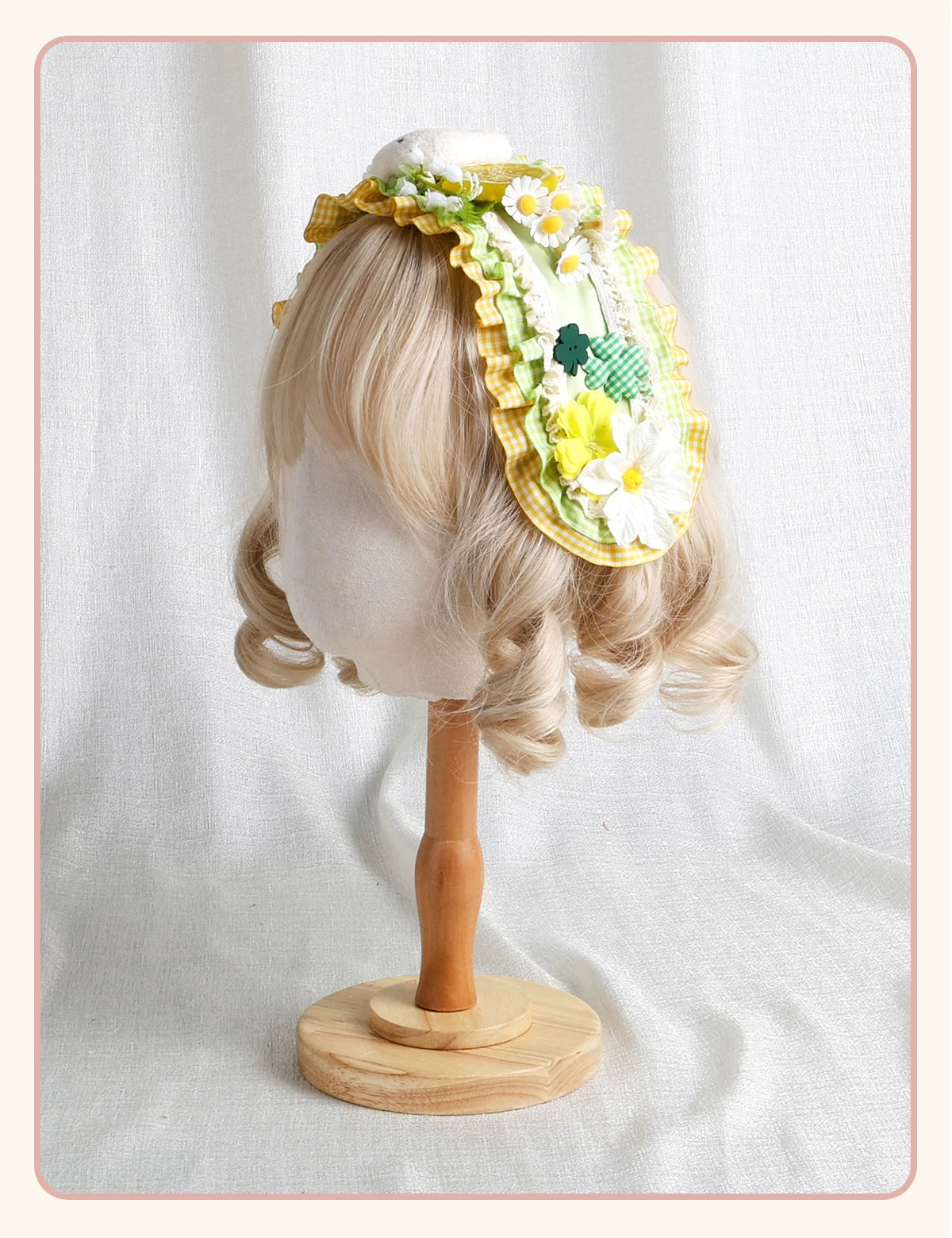 Stardust Rose - Pastoral Spring - Headwear with lace trim