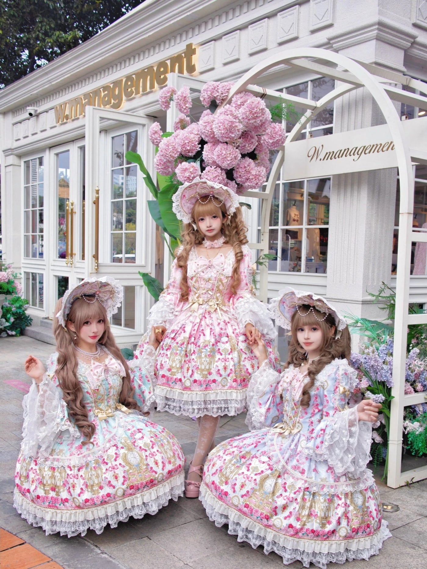 White Sugar Girl - Rose Garden Sequence - Sweet Lolita long sleeve