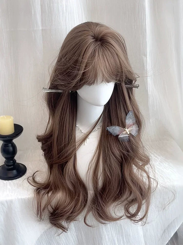 Kunkun Fish flax-brown long curly wig - view 1