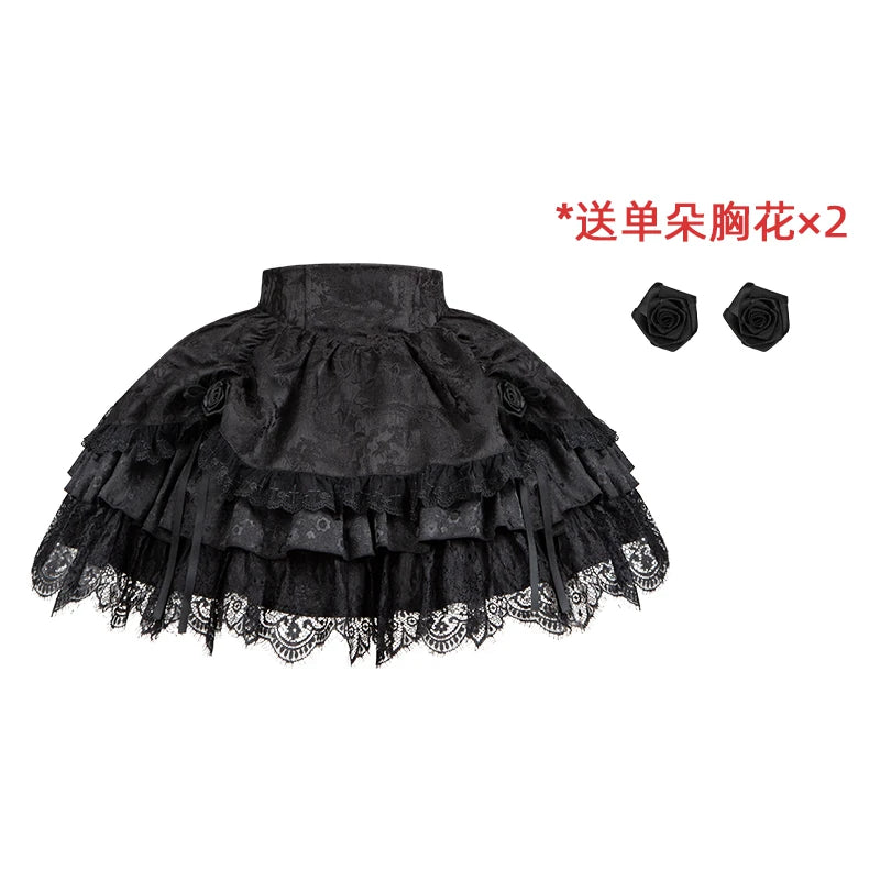 With PUJI - Unrequited Love - Lolita OP Dress, Knit Texture detail view 11