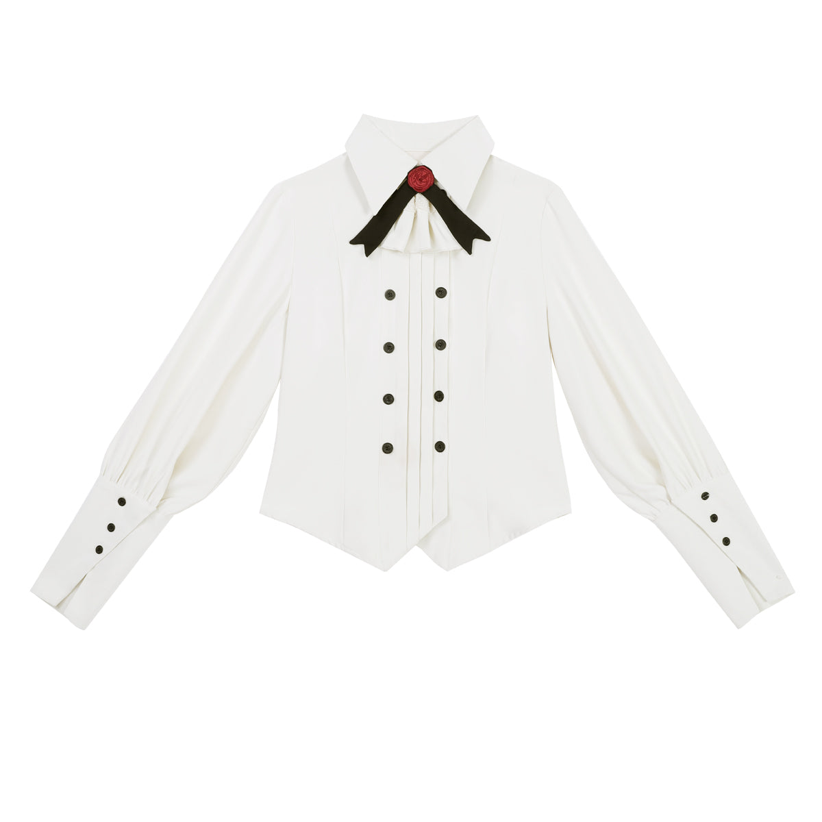 Designer's Gift - Narrative Poem - Ouji Lolita shorts suit with embroidered cape and vest