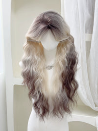Kunkun Fish - Siamese Meow Meow Long Curly Full Wig - Siamese Meow Meow - loose hair + hairnet