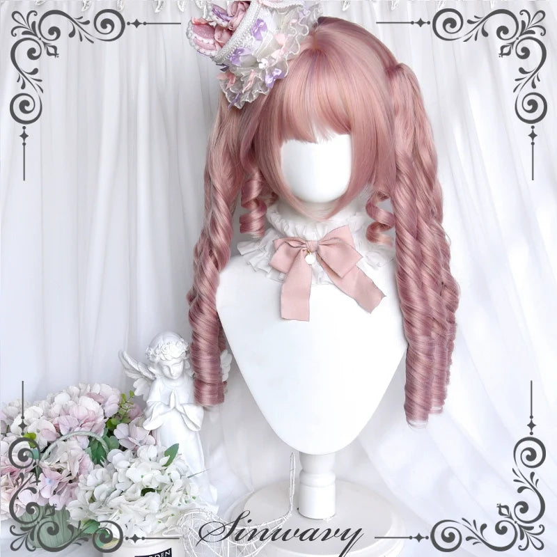 Sinwavy - Sweet Lolita Wig - Detachable Roman Curl Ponytail Wig