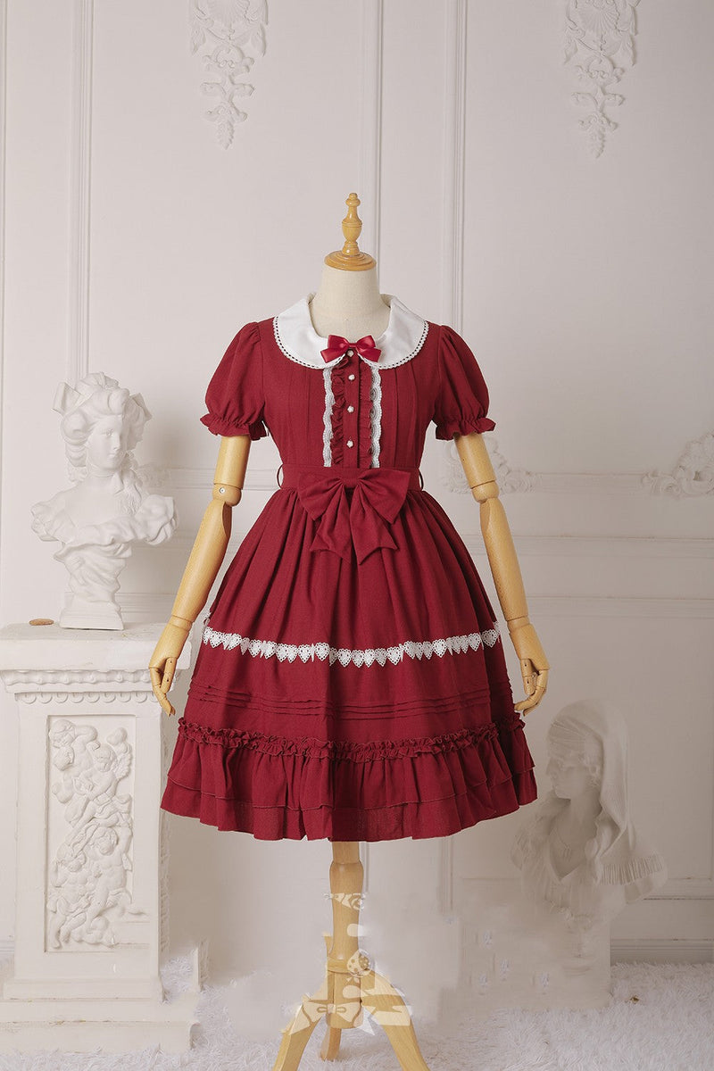 Strawberry Witch - Ice Cream Puffs - Sweet Lolita OP