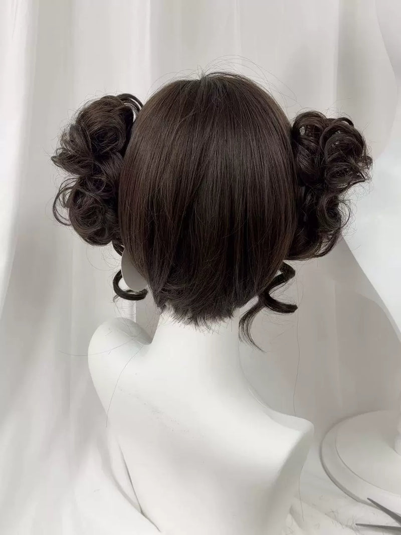 Kunkun Fish Kitten Signal twin-tail bob wig - view 3