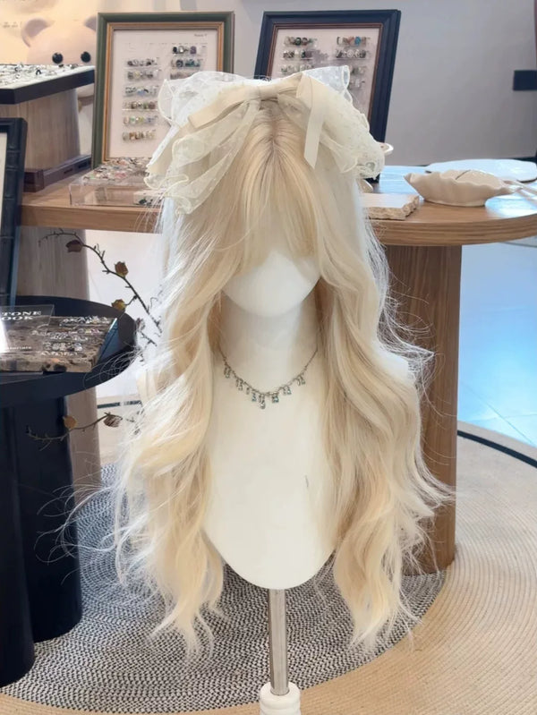 Kunkun Fish platinum blonde wavy wig - view 1