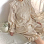 Beige / natural color (long sleeves) / S