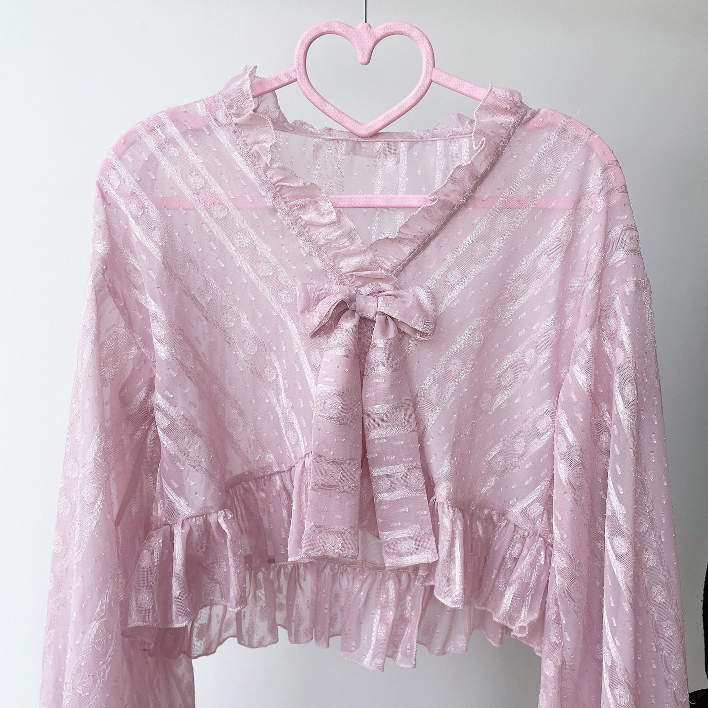 Sakurada Fawn - Chiffon Puff Sleeve Lolita Cardigan - Outerwear