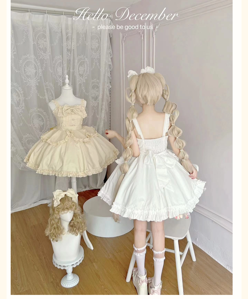 Sakurada Fawn - Plus Size Lolita JSK Dress - Multicolors JSK Dress