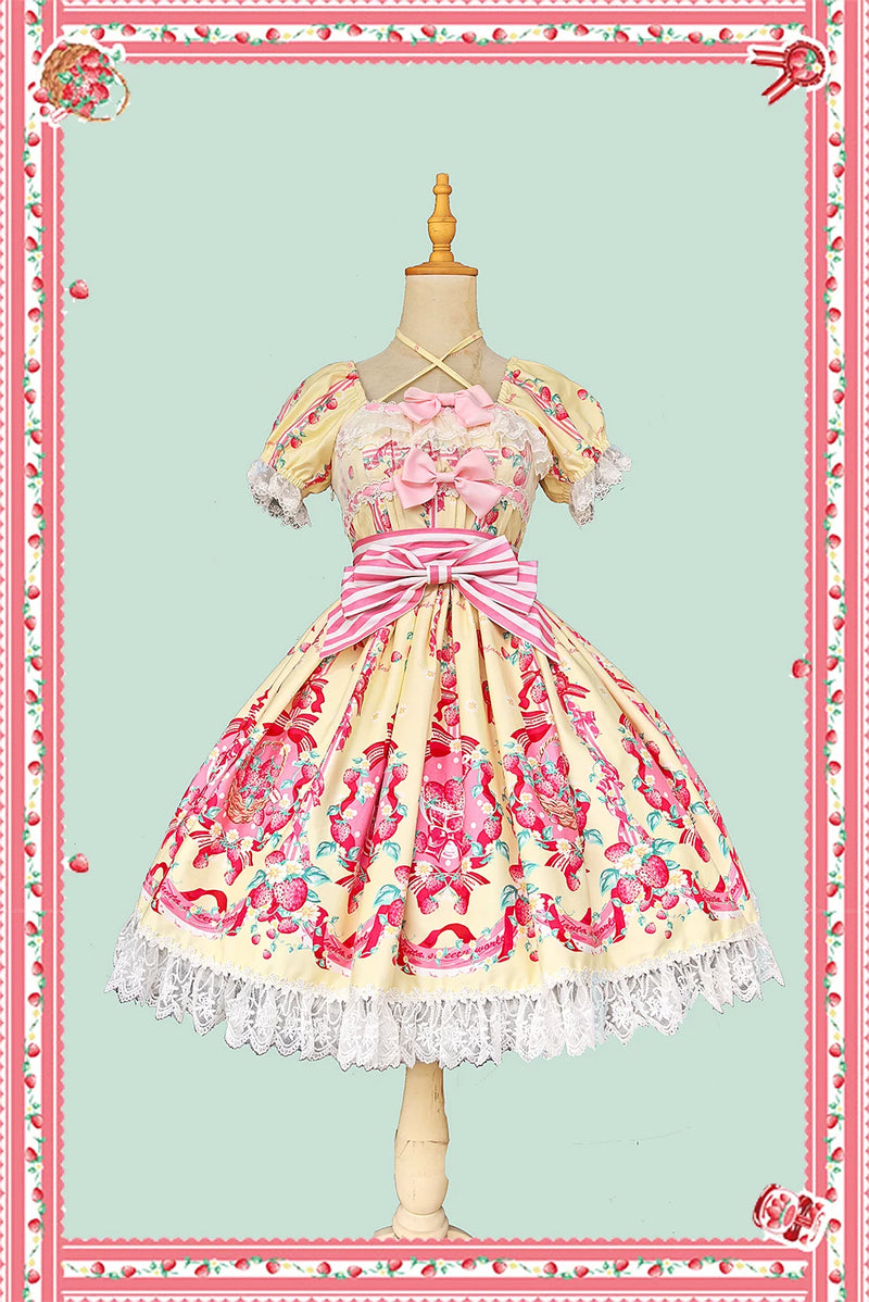 Infanta - Strawberry Little Chef - Cotton Sateen OP