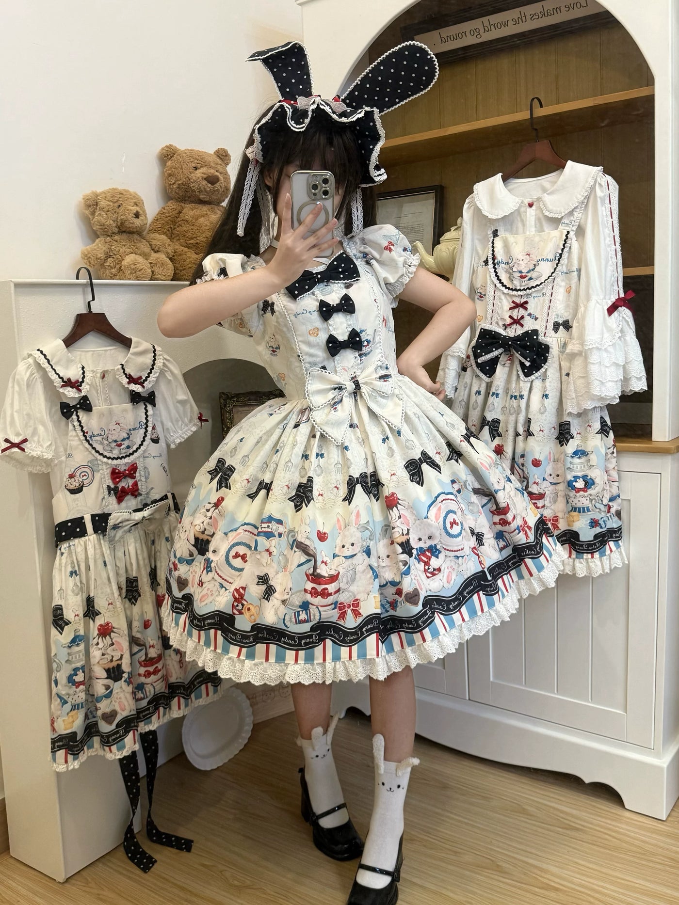 Mystery Rabbit Tea Party - Alice OP / JSK Lolita Dress