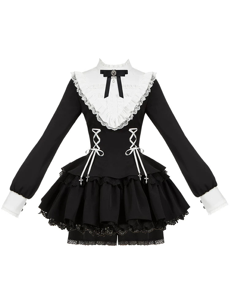 With PUJI - Doki! - Sweet Lolita OP Dress, Pockets detail view 5