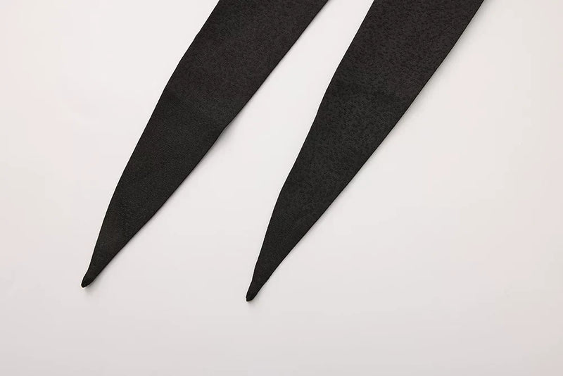 Immortal Thorn - Immortal Murky Portrait - Black Ouji Lolita long swallowtail coat with cross-shaped back cutout - product detail 6