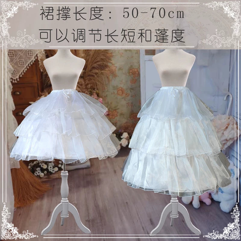 魔塔大陆 - 50/70cm 高蓬 可调节鱼骨裙撑 · 款式 01 - 细节图 8