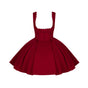 Rose Embroidered Waist Corset Bust-lifting Mini Skirt In stock / S