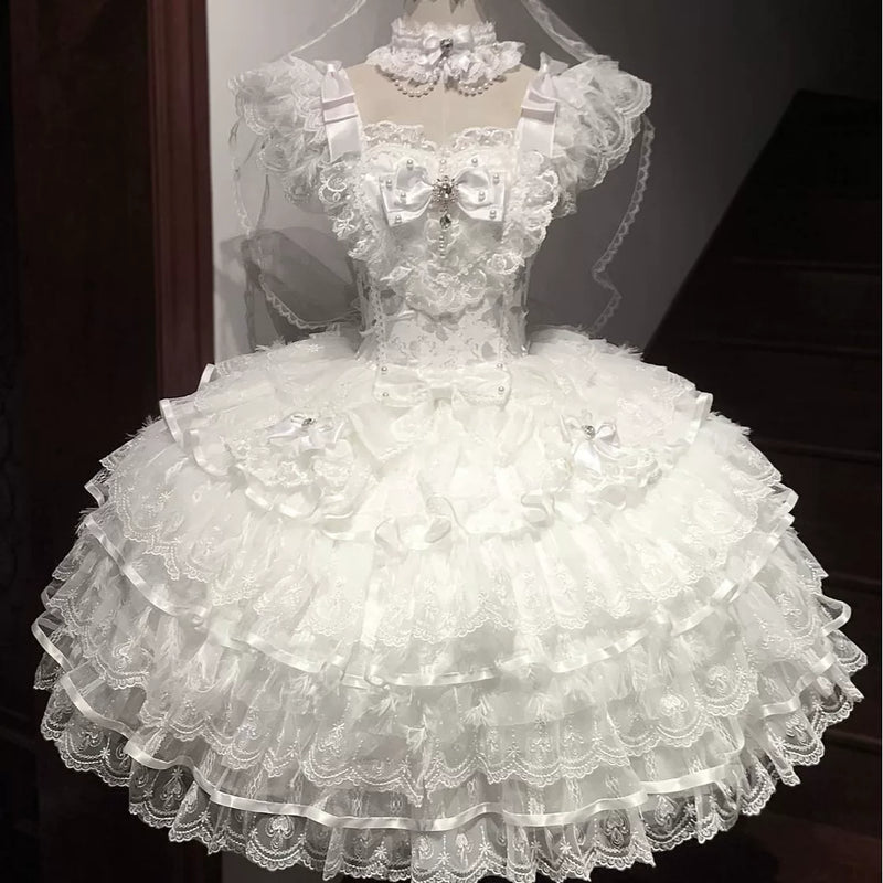 Hanguliang Feather Ballad Bridal JSK