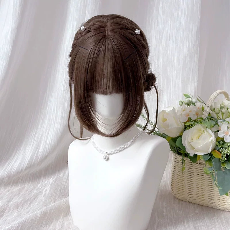 Kunkun Fish braided bun Lolita wig - view 6