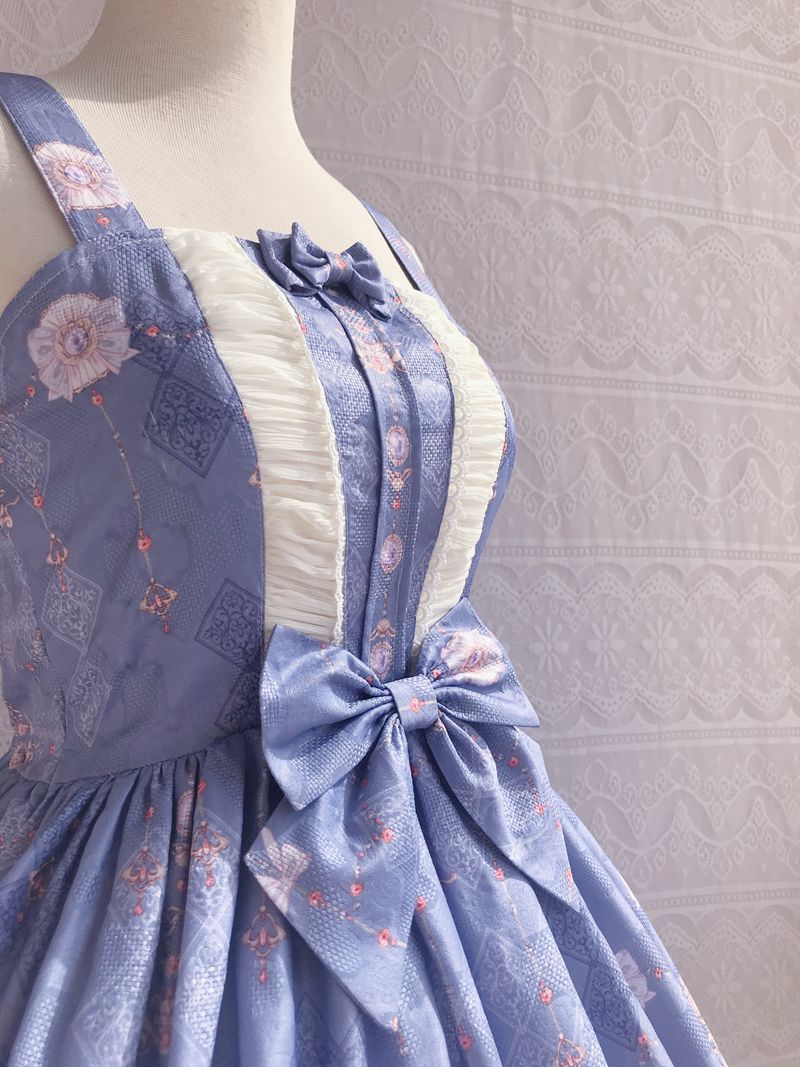 Yilia - Sweet Printing Winter Lolita JSK - Dress JSK Dress