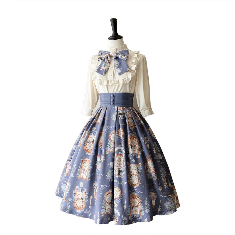 Forest Wardrobe - Eternal Echo - Printed Skirt or Ruffle Blouse - 5
